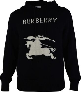 Burberry EDK Hoodie - Heren - Hoodies - Zwart - M - Wol - Hoodies & sweatvesten