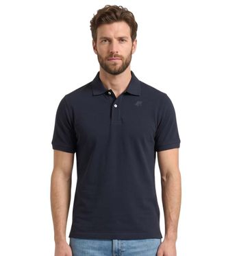 K-Way Navy Blue Regular Polo