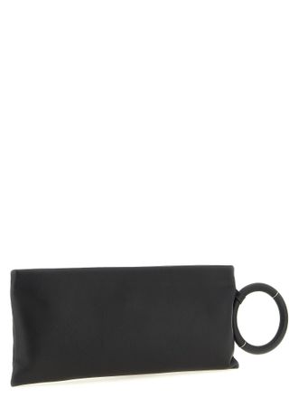 Tom Ford Womens Lambskin Clutch Black Sheepskin Leather