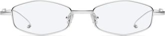 Maison Margiela x Gentle Monster geometric-frame glasses - Silver
