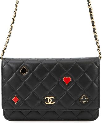 Chanel Matelasse Leather Chain/Shoulder Wallet (Pre-Owned)