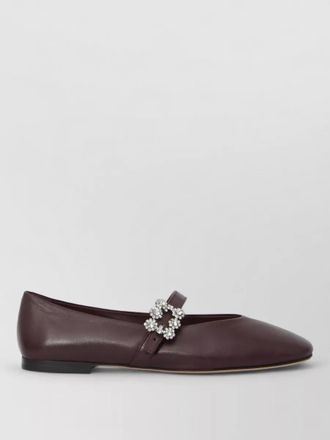 Roger Vivier leather strap ballerina flats