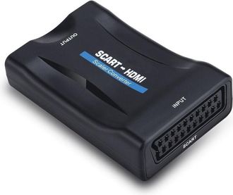 Trade Shop Trade Shop - Convertier Video Hd Av Adattatore De Scart A Hdmi 720p 1080p Audio Coassiale