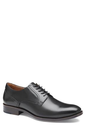 Johnston & Murphy Reeve Plain Toe Derby in Black Full Grain at Nordstrom, Size 8.5