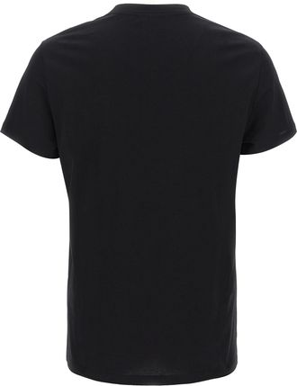 Balmain Mens Black Organic Cotton T-Shirt