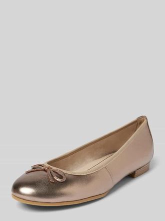 Tamaris Tamaris Ballerinas mit Zierschleife in Rose Gold, Gr&ouml;&szlig;e 38