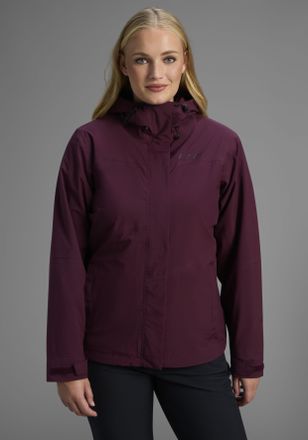 Maier Sports Doppeljacke MAIER SPORTS DA-DOPPELJACKE MTEX EL. METOR 3IN1 W, Damen, Gr. 34, rich soil, Obermaterial: 100% Polyester, Jacken Doppeljacke, Wasser- & W