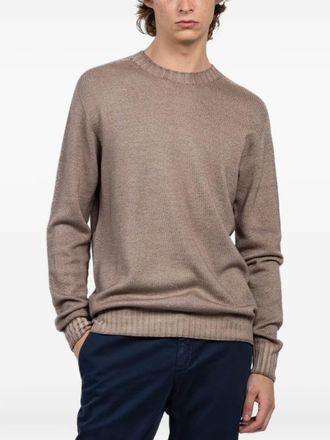 Fradi crew-neck sweater - Beige