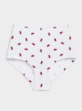 Miiyu Womens Minimalist high-waist boyshort Organic cotton