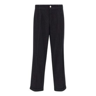 Pantaloni Torino Louis Jeans - Heren - Broeken - Zwart - Maat: W34 Katoen