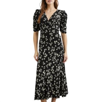 Rails Zariah Midi Dress In Noir Floral
