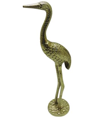 Sagebrook Home 16In Metal Standing Crane