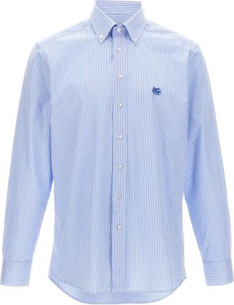 Etro Heren, Overhemden, Blauw, Maat: 2XL Katoen