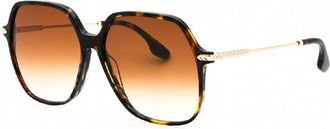 Victoria Beckham VB631S 418 Havana/Blue/Brown Gradient