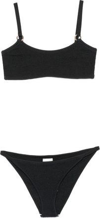 Hunza G Iris Bikini With Gold Hoops