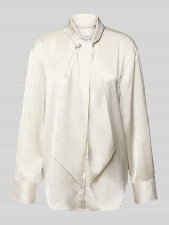 Calvin Klein Hemdbluse mit Knopfleiste in Offwhite, Gr&ouml;&szlig;e L