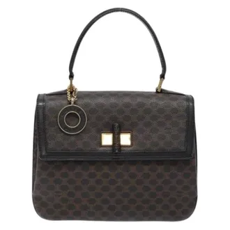 Celine Pre-owned Handbags, female, Black, Size: ONE SIZE Pre-owned Canvas Bag