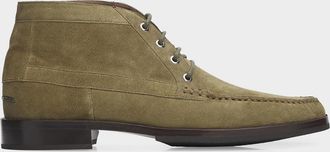 Manolo Blahnik Men & apos;s Rhinebeck Suede Ankle Boots