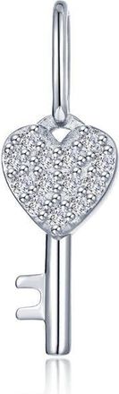 Lafonn Key to Forever Pendant Charm in Silver at Nordstrom