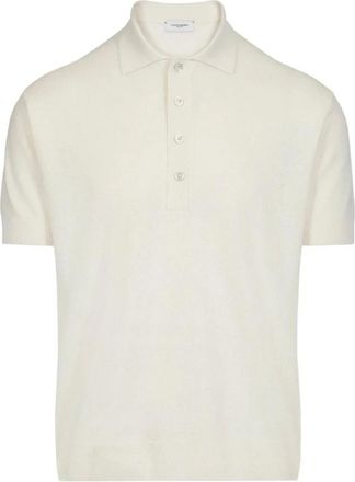 Paolo Pecora Maglia A Polo - Heren - Ronde hals truien - Wit - 2XL - Truien & Vesten