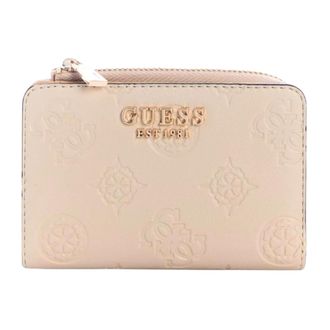 Guess Wallet - Dames - Portefeuilles - Beige - ONE Size - Leer - Accessoires