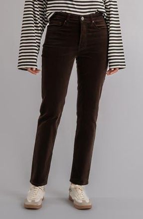 Kut from the Kloth Rachael High Waist Corduroy Mom Jeans in Brownie at Nordstrom Rack, Size 2