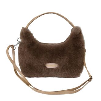 Generic Autumn and winter faux plush bag one-shoulder hand-held crossbody womens bag