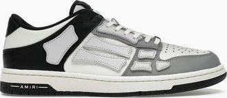 Amiri SKEL TOP LOW SNEAKERS BLACK WHITE GREY - Size: 9/9 (older)/10