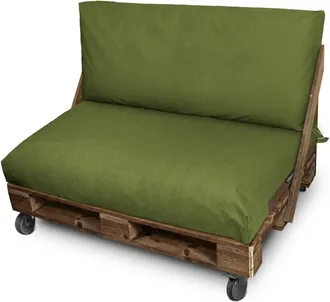 Happers Happers - Coj&iacute;n Para Palets Respaldo 120x45x25 Verde Naylim Mate