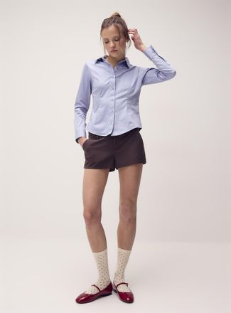 Twik Womens Fitted poplin shirt