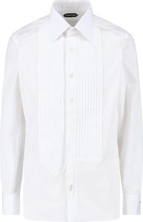 Tom Ford White Cocktail Classic Cotton Shirt