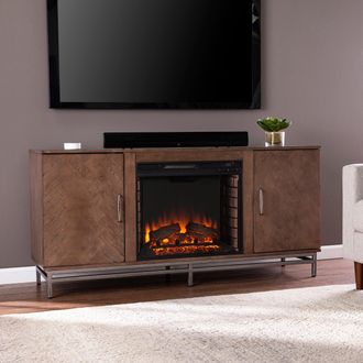 SEI Dibbonly Electric Fireplace With Media Storage
