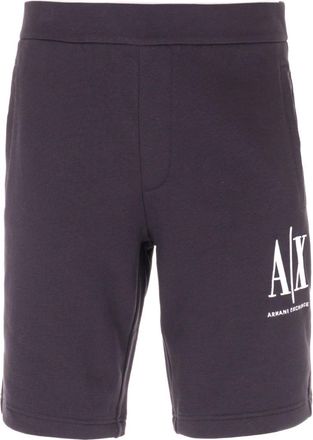 A|X Armani Exchange Mens Armani Exchange Icon Logo Shorts in Black