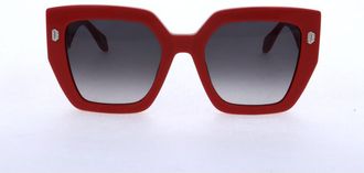 Just Cavalli Ladies Red Square Sunglasses SJC021K