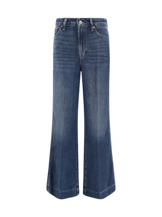 7 For All Mankind Flared Leg Denim Jeans
