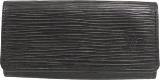Louis Vuitton Pre-owned Accessories, male, Black, Size: ONE SIZE Pre-owned Keycase