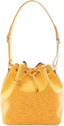 Louis Vuitton Pre-owned Petit Noe Epi Shoulder Bag - Dames - Vintage Tas - Geel - ONE Size - Leer - Vintage