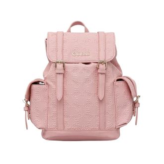 Guess Backpacks, female, Pink, Size: ONE SIZE Backpack 4G Embossed