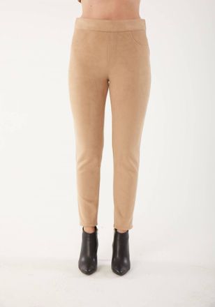 Isle Suede Pants In Latte