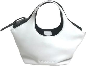 Balenciaga Pre-owned Bucket Bags, female, White, Size: ONE SIZE Pre-owned Vintage Bucket Bag