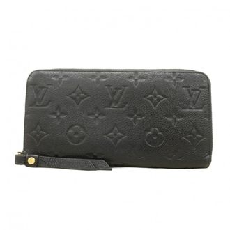 Louis Vuitton Noir Long Wallet (Bi-Fold) (Pre-Owned)