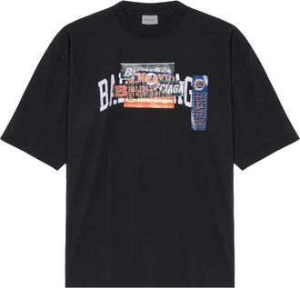 Balenciaga T-Shirts - Heren - T-shirts - Zwart - S - Tops