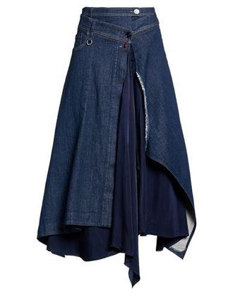 High BOTTOMWEAR - Denim skirts sur YOOX.COM