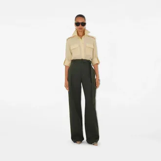 Burberry Burb H25 Trousers - Olive