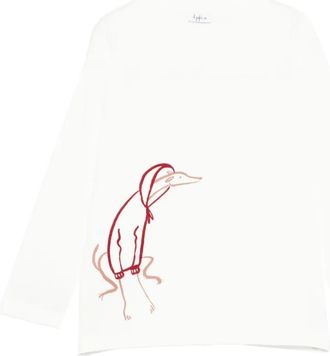 Il Gufo printed T-shirt - kids - Fabric - 10 - White