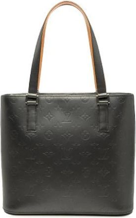 Louis Vuitton Pre-owned Stockton - Dames - Vintage Schoudertas - Grijs - ONE Size - Leer - Vintage