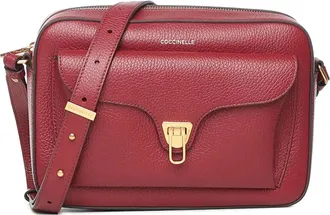 Coccinelle front-pocket shoulder bag - women - Calf Leather - OS - Red