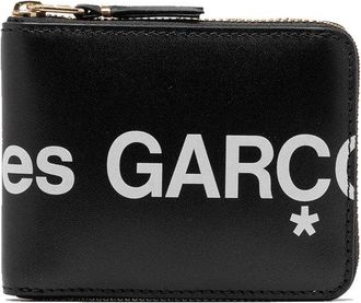 Comme Des Gar&ccedil;ons Huge Logo Full Zip Around Wallet Sa7100hl