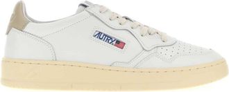 Autry White Lace Up Sneakers