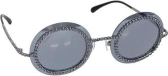 Chanel Pre-owned Plastica sunglasses - - Pre-owned - Donna - Nero - ONE SIZE